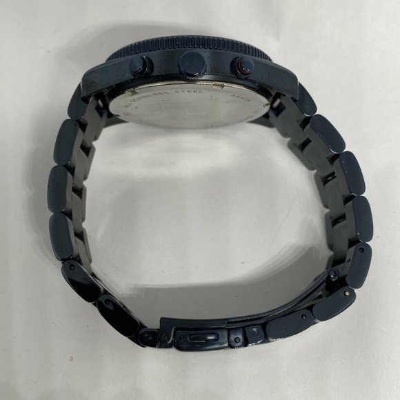 Fossil Perfect Boyfriend ES4093 Women Navy Blue Ba - Picture 11 of 12